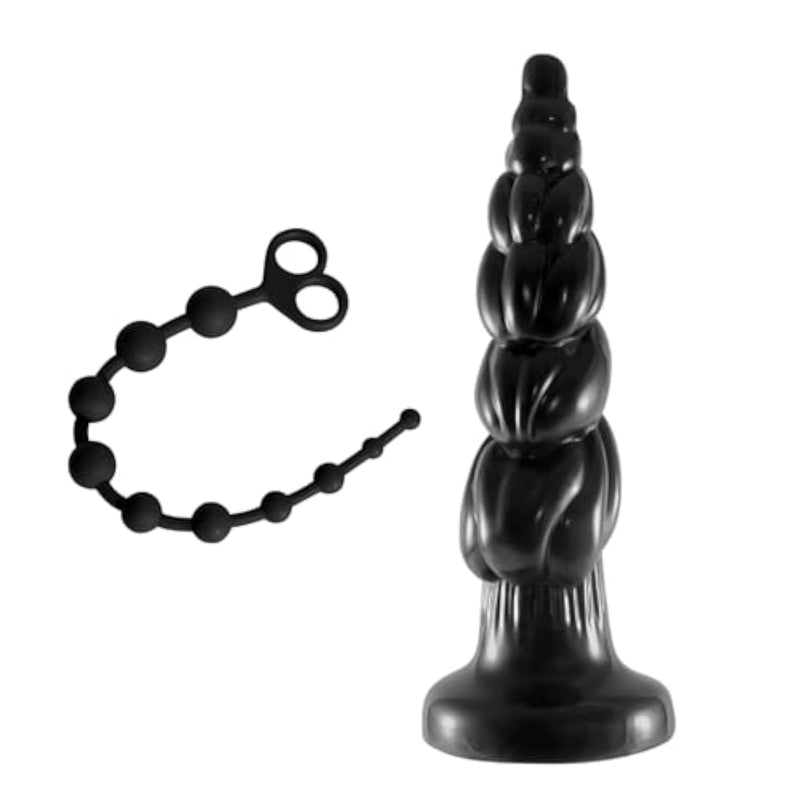 Silicone Anal Bead With 10 Balls + 15.7Inch Huge Anal Plug