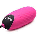 Bang! 28X Swirl Silicone Egg - Pink