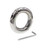 Metal Bondage Stretch Ring Penis Metal Cock Ring For Men Erection Enhancing Adult Sex Toys Penis Ring Heavy Stretcher Adult Sex Toys(30Mm)