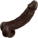 Sex Toys Dildo 8 Inch Realistic Anal Dildo Penis For G-Spot Stimulation Dildos Women Body-Safe Material Lifelike With Strong Suction Cups, Sex Adult Toys For Women And Couple (Dark Brown)