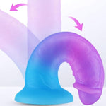 2.9 Inch Wide Realistic Huge Dildo, 13 Inch Thick Giant Silicone Dildo, Gradient-Colored Extra Large Xxl Penis. Fat G-Spot Anal Penis, Strong Suction Cup Adult Sex Toy For Experienced Men & Women
