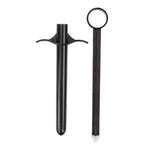 Lubricant Tube Shooter with Smooth Rounded Cap for Men, Women & Couples, Reusable, Easy Use & Clean,Lube Applicator Syringes (Black 10ml)