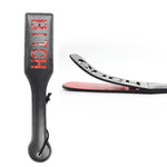 Spanking Paddle Bitch Sm Sex Paddle 12.6Inch Faux Leather Slapper Paddle Fetish Erotic Sex Toy For Women Men Adults Couples Lovers Beginner Bdsm Sex Game Role Play Sex Bondage Bed Restraints
