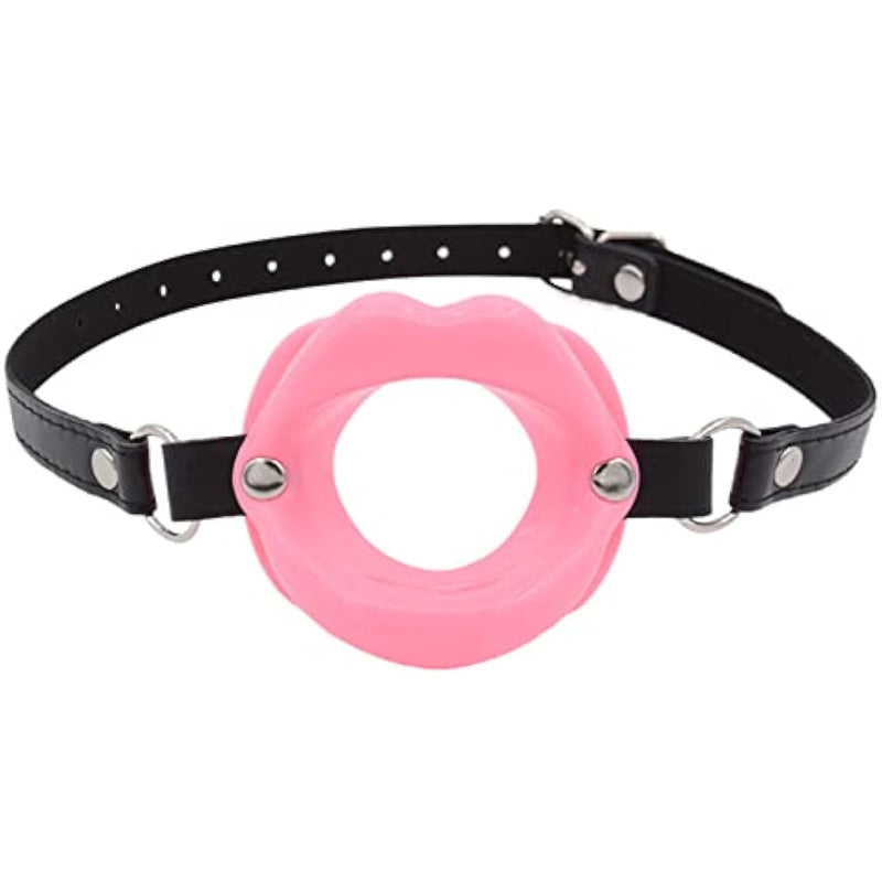 Adult Sex Toys Open Mouth Gag Lips Shaped Oral Sex Gag Bondage Restraints Fetish Bdsm Slave Sex Toy Mouth Gag Lips Erotic Pink