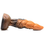 Ravager Rippled Tentacle Silicone Dildo | Marbled, Muscular, And Wavy With Reptile Textures | Suction Cup Base And Harness Compatible, Made With Premium Silicone