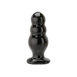 Doc Johnson Titanmen - Trainer Tool #4 - Triple Ripple Plug - 5.1 in. Long and 2.1 in. Wide - Prostate Stimulating Anal Toy - Butt Plug