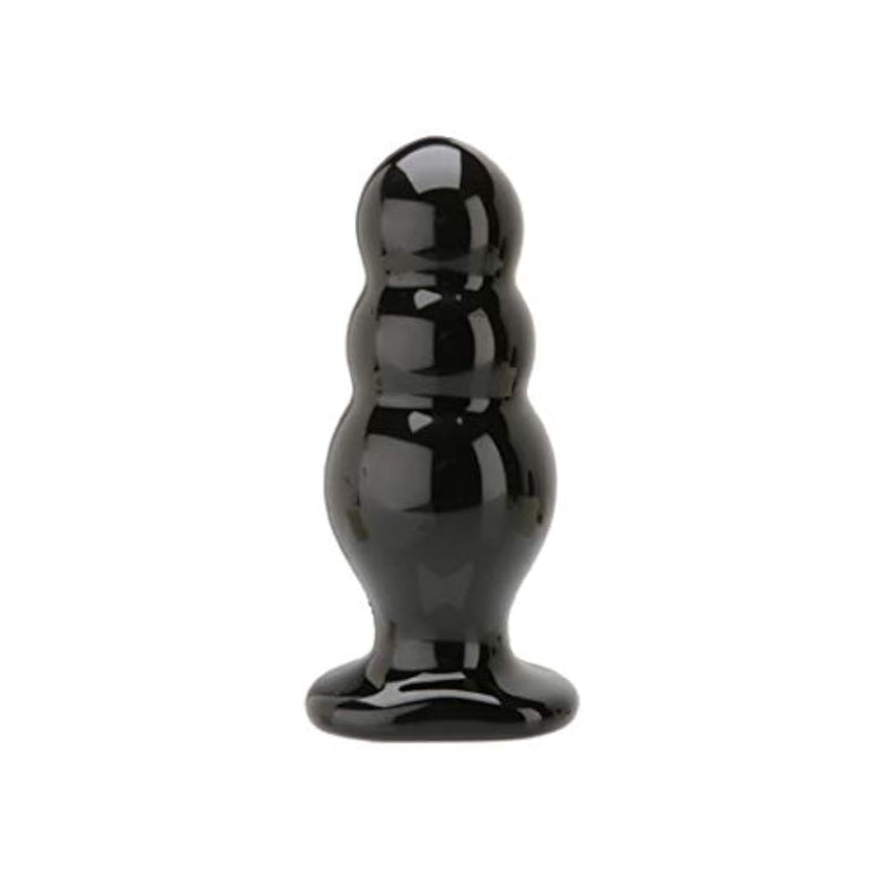 Doc Johnson Titanmen - Trainer Tool #4 - Triple Ripple Plug - 5.1 in. Long and 2.1 in. Wide - Prostate Stimulating Anal Toy - Butt Plug