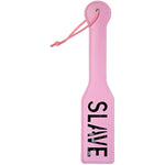 Faux Leather Slave Spanking Paddle For Sex Play, 12.8Inch Total Length Paddle For Adults, Pink
