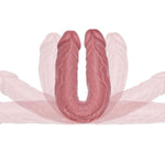 10" * 1.3" Silicone Double Ended Headed Dildo With Veins Lesbian Sex Toy, Soft Realistic Double Sided Small Thin Dildo Shower Lifelike Penis, Long G-Spot Anal Dildos Adult Sex Toy For Women Beginner