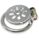 Small Comfortable Stainless Steel Sm Bondage Chastity Lock For Penis Training And Abstinence Male Beginner Cage Penis Chastity Device To Prevent Erection Sex Tools Adult Toys