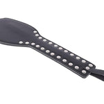 Leather Whip Flogger Spanking Rivets Black Hand Slap Paddle For Adults Bdsm Punishment Couples Bondage Props Sex Toys
