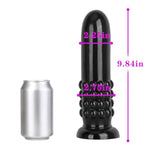 Huge Anal Butt Plug Dildo: 9.84 Inch Thick Huge Anal Plug Big Anus Expander With Beads, Giant Anal Trainer Anal Dildo Adult Sex Toy For Men Women Couple