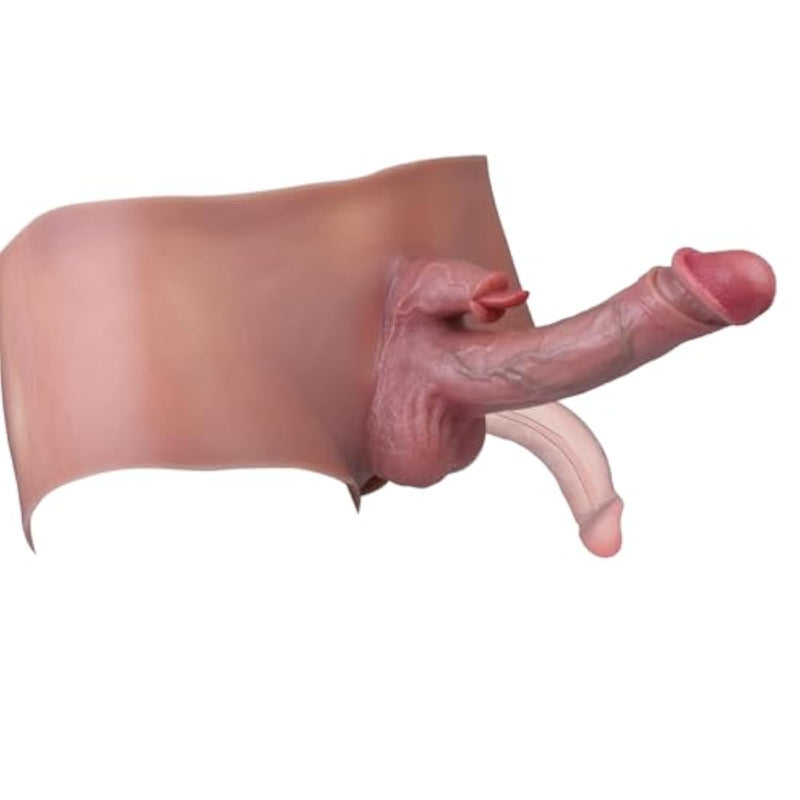 Strap On Dildo Realistic Strap On Harness, Wearable Dildo Panties With Silicone Penis Sleeve, Dick Extender Sex Harness Sex Toy For Women Men Couple