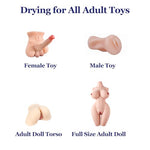 3PCS Dryers for Silicone TPE Material, Drying for Skin Surface of Sex Doll Torso Male Masturbator, Prevents Oil Seepage Maintenance Accessory for Adult Toy Storage, Long-Lasting Maintain Care Kit
