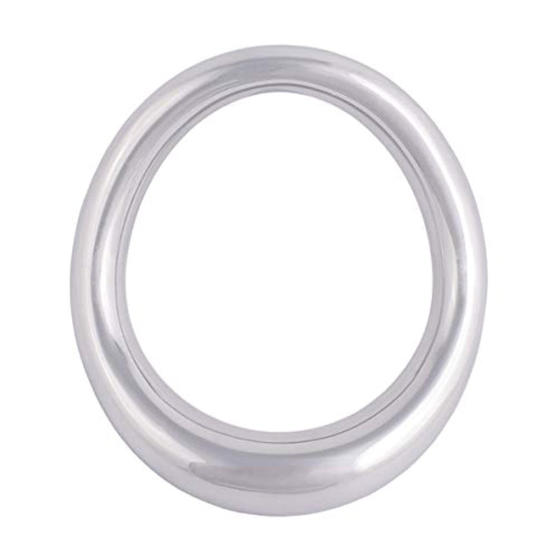 Stainless Steel Men'S Rings Is Sleek And Comfortable Without Edges (M 1.9X2.1)