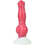 Optional Size Silicone Made Artificial Wolf Dildo Multi Color With Suction Soft Knotty (S)