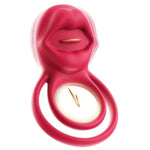 Sobtik Sex Toys Vibrating Cock Ring Vibrator - Sex Toys For Men Penis Ring Clitoral Stimulator With Licking Mouth Pleasure, Couples Adult Sex Toy For Men Women, 9 Vibrations For Male Female Womens