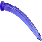 12.4" Extra Long Octopus Dildo Realistic Female Sex Toy, Rubber Tentacle Dildo Anal Plug Toy For Lesbian, Flexible Suction Cup Penis Adult Sex Toys (Blue)