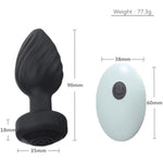 Wireless Remote Control Anal Plug – 10 Frequency Vibration, Rechargeable & Waterproof Adult Sex Toys For Men & Women, Butt Plug Prostate Massager With Ergonomic Design – Black