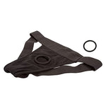 Packer Gear Black Jock Strap Harness – Adult Sex Toy Strap On Dong Packer Probes for Couples - L / XL