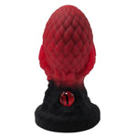 Silicone Monster Anal Butt Plugs Sex Toys With 2 Dragon'S Eye Soft Realistic Monster Dildo Buttplug Anal Toys With Suction Cup Black Red Anal Plugs Anal Dildo For Beginner Men Women Anal Sex Toys