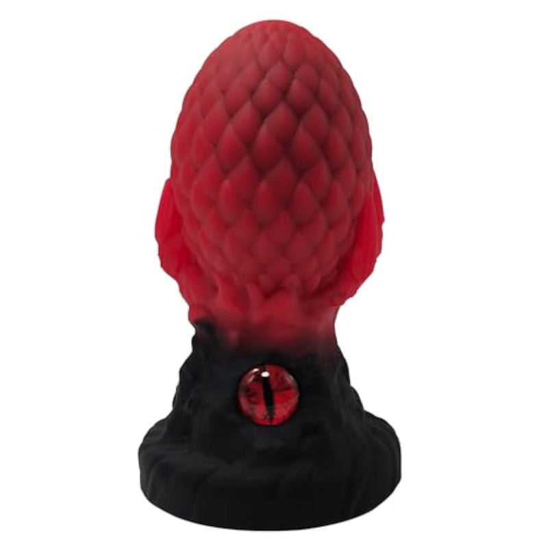 Silicone Monster Anal Butt Plugs Sex Toys With 2 Dragon'S Eye Soft Realistic Monster Dildo Buttplug Anal Toys With Suction Cup Black Red Anal Plugs Anal Dildo For Beginner Men Women Anal Sex Toys