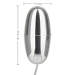 Purple Teardrop Bullet Vibrator with Slim Easy Controller and Multi-Speed Vibration for Couples