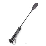Adult Bdsm Crop Black 18" Sex Whip For Spanking Paddle Sex Bdsm Whip