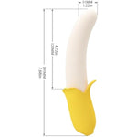 G Spot Banana Dildo Vibrator With 3 Thrusting Modes & 7 Vibration Modes, Rechargeable Silicone G Spot Vibrating Vibrator Adult Sex Toy For Woman