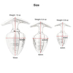 Opening Anal Plug Stainless Steel Heavy Duty Anal Trainer Butt Expander Anus Beads Lock Sex Toys Gs250 50Mm