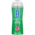 Durex Massage & Play 2 in 1 Lubricant, 6.76 oz., Soothing Touch with Aloe Vera