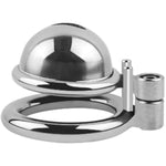 Men'S Chastity Device Penis Cage Chastity Lock Virginity Lock Short Male Chasity Device For Men Penis Silver Grey(40Mm)