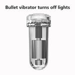 Male Masturbator Penis Vibrator With 10 Vibration Modes, Men Penis Sleeve Glans Vibrator, Male Masturbation Toys Adult Sex Toy For Man - Transparent