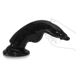Realistic Foot Dildo Black Monster Dildo, 9.9'' Soft Foot Anal Plug with Strong Suction Cup, Fantasy Dildos for Anal & Vaginal Stimulation, Adult Sex Toy for Men, Women and Couples