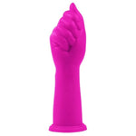 Realistic Hand Anal Plug Dildos, G Spot Huge Big Fantasy Fist Dildo Stimulation, Thick Hand Dildo With Strong Suction Cup, 8.26" Butt Plug Dilator Trainer, Sex Toy For Women Men Beginner (Magenta)
