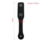 Spanking Paddle For Sex Adult Play,Leather Spider Premium Slapper Sex Paddle,Black Flirt Toy For Sm Bondage Game,Dark Gothic Lightweight Sturdy And Durable Bdsm Adult Sex Toys For Couple/Women/Gay