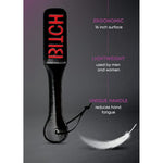 Spanking Paddle For Adults Bdsm Paddle For Bedroom Play 12" Faux Leather Riding Crop For Adults Bedroom Black