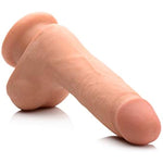 Ultra Real Dual Layer Suction Cup Dildo, Medium Skin Tone, 7 Inch (Af673)
