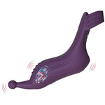 Finger Massager G Spot Vibrator - Mini Vibrator Clitoral Stimulator Nipple Sex Toys, Silicone Portable With 10 Modes Multi-Frequency Vibrator, Adult Sex Toys & Games For Men & Women, Couples - Purple