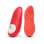 Touch X Coral Powerful Mini Massager Vibrator & Womanizer Starlet 2 Red Pleasure Air Clitoris Sucker - Couples Sex Toy Bundle