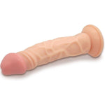 Thick Suction Cup Dildo - Lifelike Feel, G-Spot Or P-Spot Stimulation, Strap-On Harness Compatible, Hands-Free Riding, Waterproof