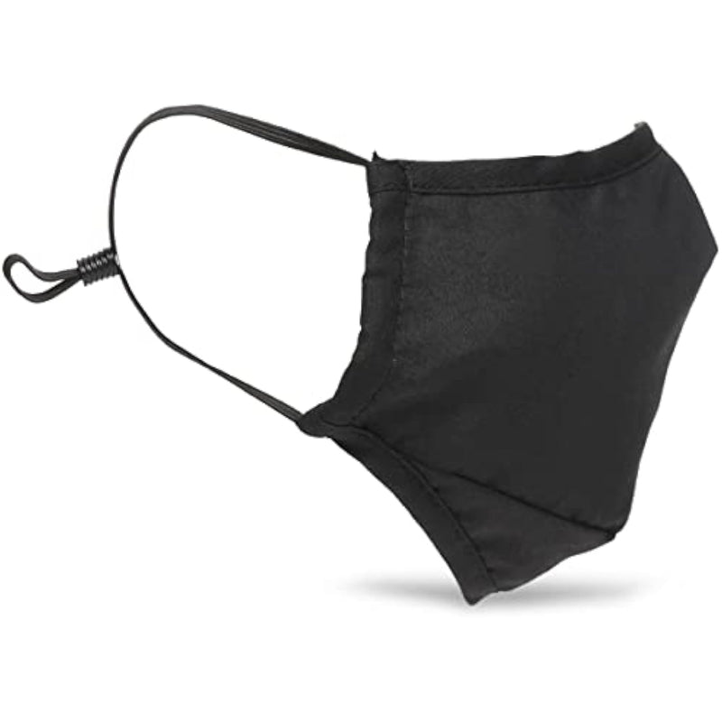 Mouth-Full Premium Silicone Dildo Face Mask For Men Women & Bdsm Couples. Breathable Cotton Face Mask With Hidden Silicone 2.8 Inch Dildo Gag. Machine Washable - Black