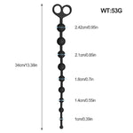 Silicone Anal Bead With 10 Balls + Monster Double-Ended Dildo