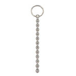 Elite 5.87 Inch Stainless Solid Urethral Sounding Penis Plug, 8.8Mm Bead