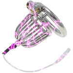 Electric Shock Hollow Chastity Lock Chastity Device Men'S Anal Plug Set Adult Sex Toy