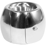 Thick Penis Ring Sex Toys With Spanner Stainless Steel Cock Rings Adult Scrotal Weighted Pendant Sm Bondage For Men Chastity Training (M)