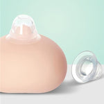 Nipple Toys Suckers For Pressure Silicone Nipple Corrector Breast Nipple Clitoral Sucking Stimulator Sex Toys For Woman Man (White)