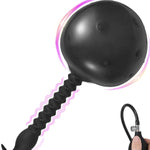 Inflatable Butt Plug Inflatable Dildo Inflatable Buttplug Anal Stretch Inflatable Anal Beads Anal Pump Balloon Tapon Anal Beads Anal Expander Ball Expanding But Plug Silicone Anal Plug For Women Men