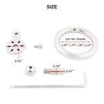 Super Short Chastity Device Stainless Steel Cock Cage With Catheter J11740 40Mm