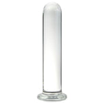 Glass Butt Plug Anal Trainer Prostate Massager Crystal G-Spot Dildo Cylinder Shaped Pleasure Wand For Women Men (M)